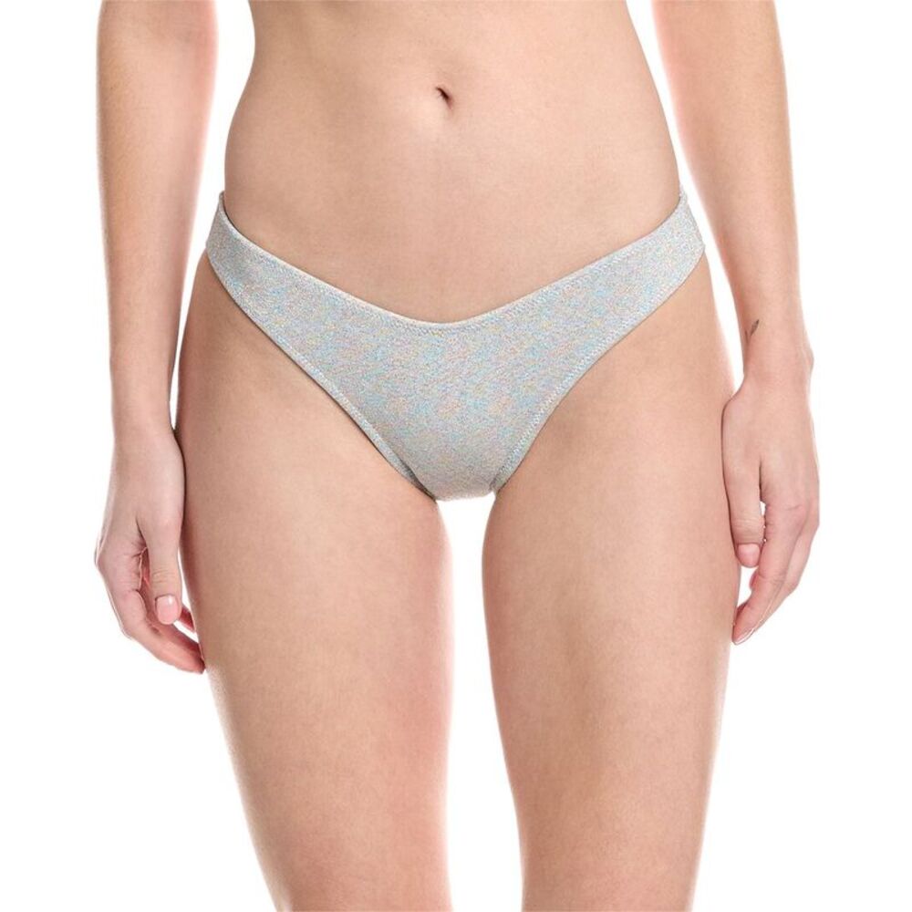 Montce Womens  Lulu Bikini Bottom, Silver
